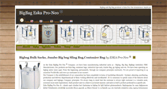 Desktop Screenshot of eskabigbag.com
